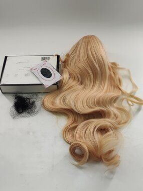 Full Cap Wig Long Wavy Blonde Medium Length                    PA#659-PA#664@CMK